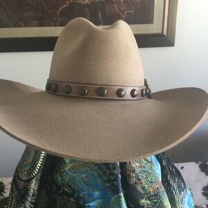 Stetson Broken Bow 4x Buck cowboy hat. 6 7/8